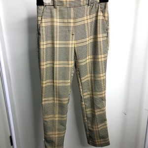 h&m checkered slacks